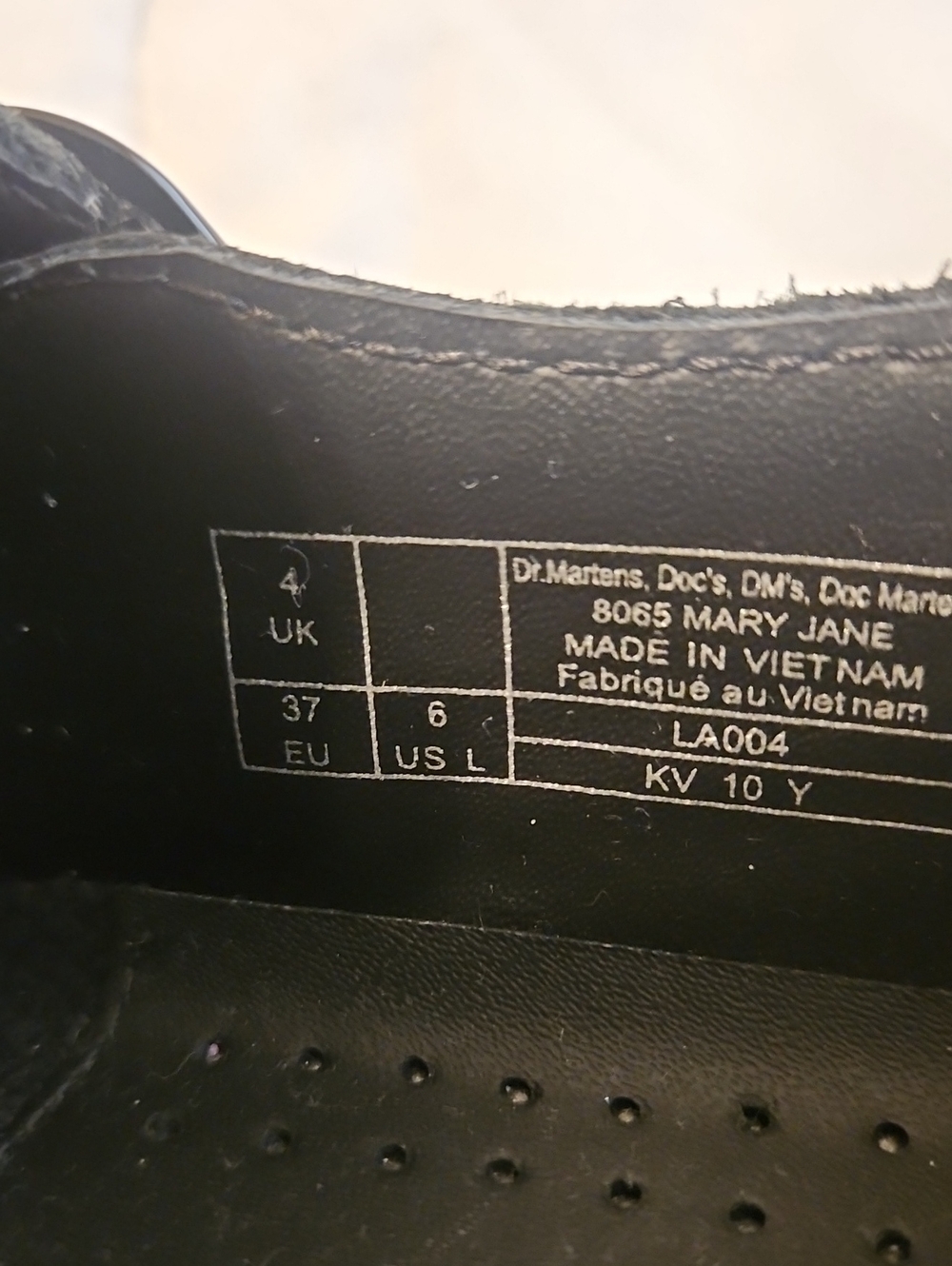 Dr Martens Black Kids Shoes with Buckle Straps - Picture 7 of 7
